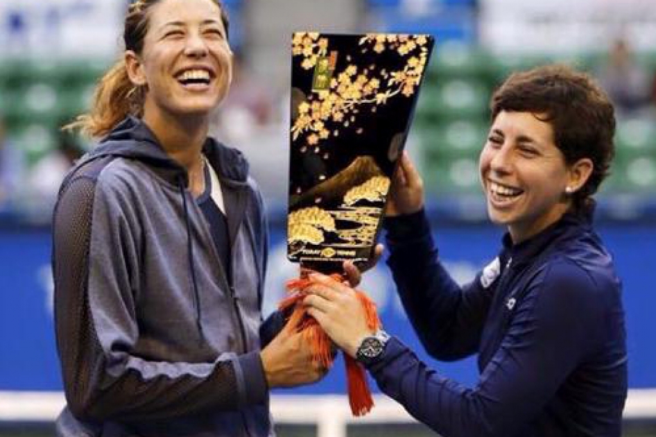 Nuevo ttulo de dobles de Garbie Muguruza y Carla Surez en Tokyo, y de Lara Arruabarrena en Sel