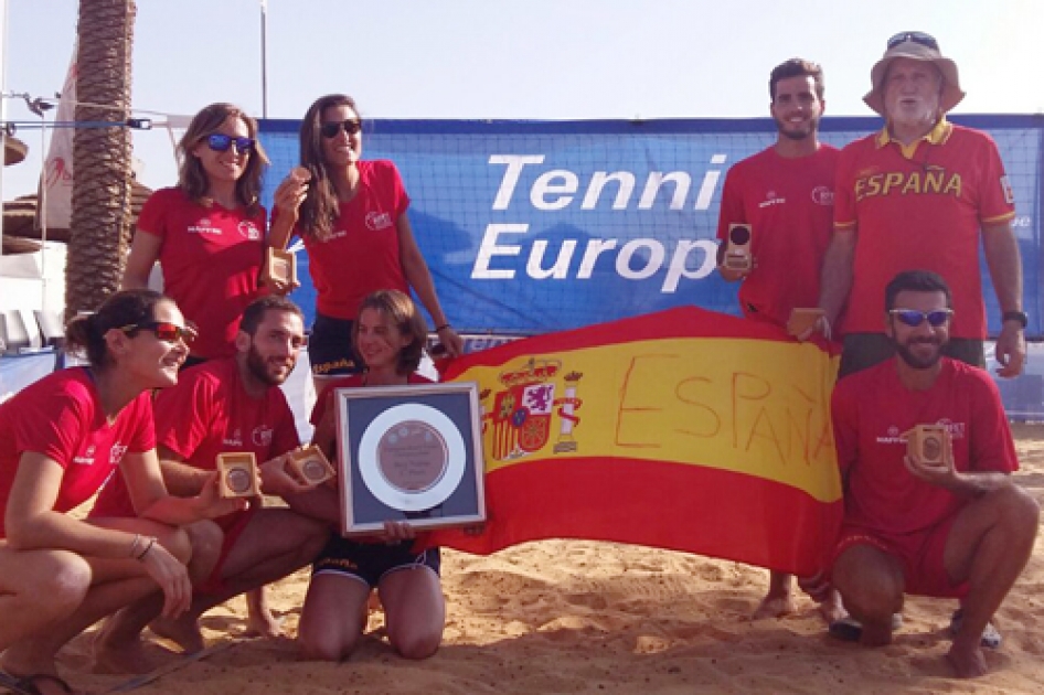 Espaa se lleva la medalla de bronce en el Campeonato de Europa de Tenis Playa en Israel