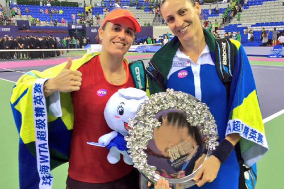 Anabel Medina y Arantxa Parra, subcampeonas de dobles del Masters B de Zhuhi