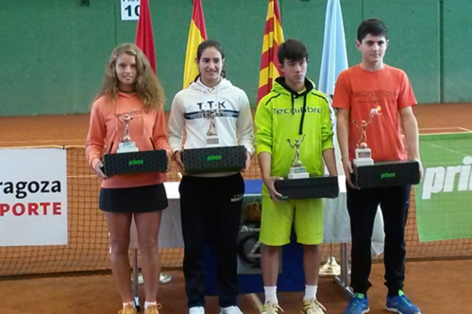 Jaime Calds y Carlota Martnez Crez ganan el Mster Nacional Infantil de Zaragoza