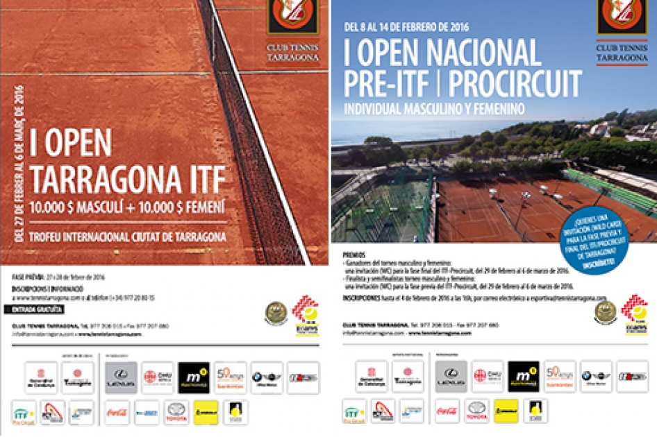 El CT Tarragona se incorpora al circuito mundial ITF Pro con una doble cita internacional en 2016