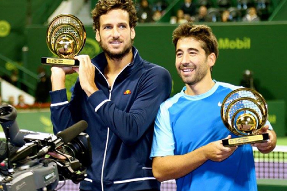 Feliciano Lpez y Marc Lpez ganan su primer ttulo de dobles juntos en Doha