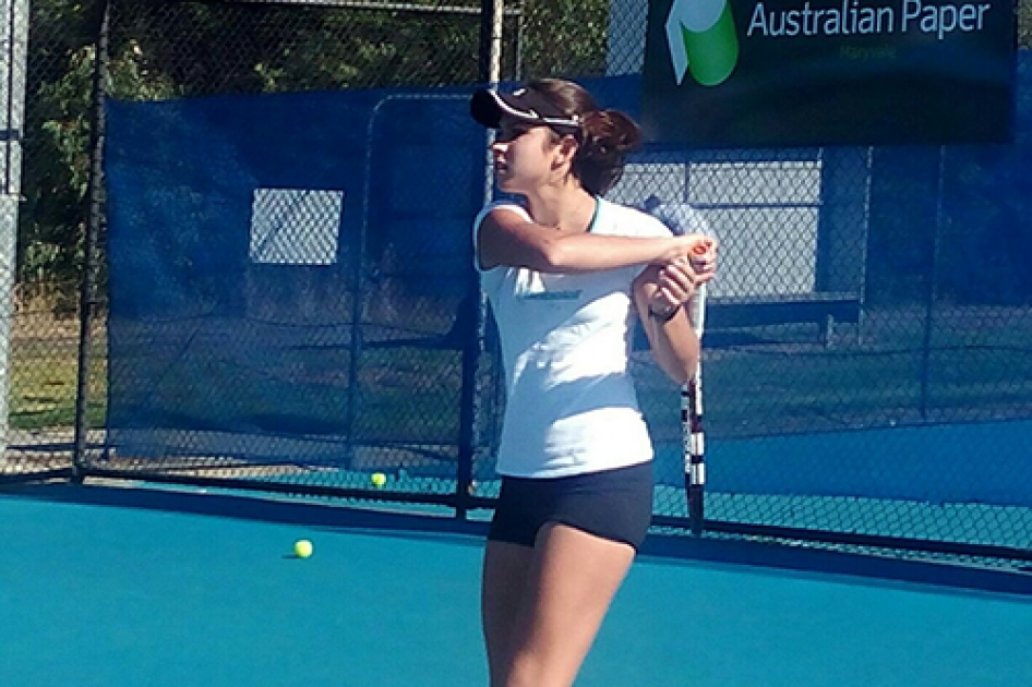 Semifinales de Eva Guerrero en el torneo jnior de Traralgon previo al Open de Australia