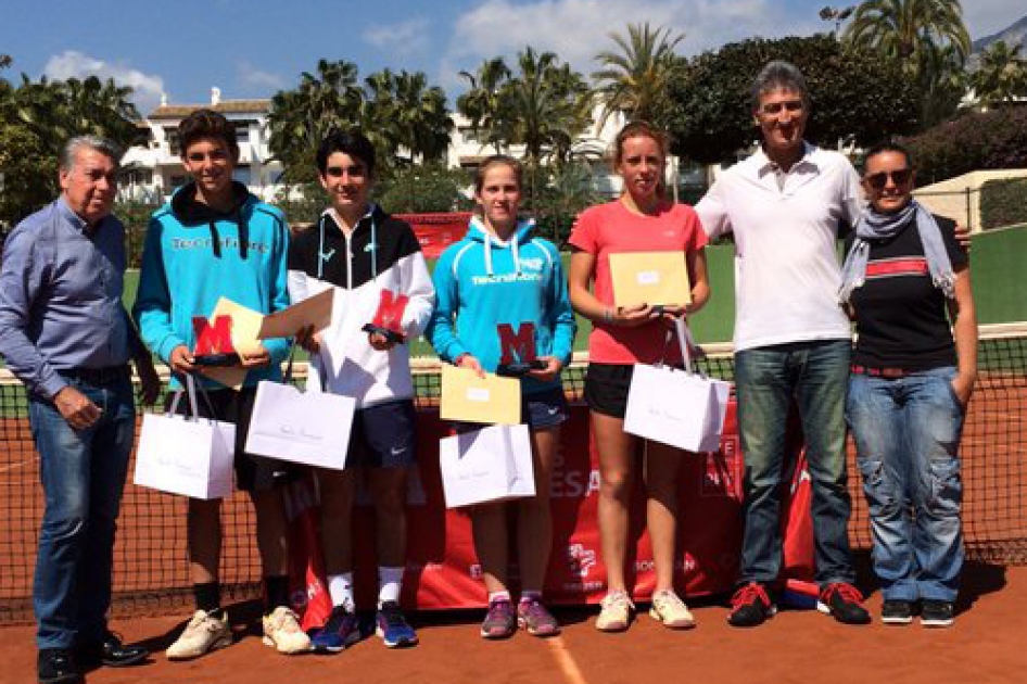 Luis Gomar y Alba Pedrero se llevan el torneo nacional cadete Marca Jvenes Promesas de Marbella