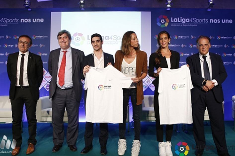 Se presenta en sociedad el proyecto LaLiga4Sports con el apoyo de la Real Federacin Espaola de Tenis