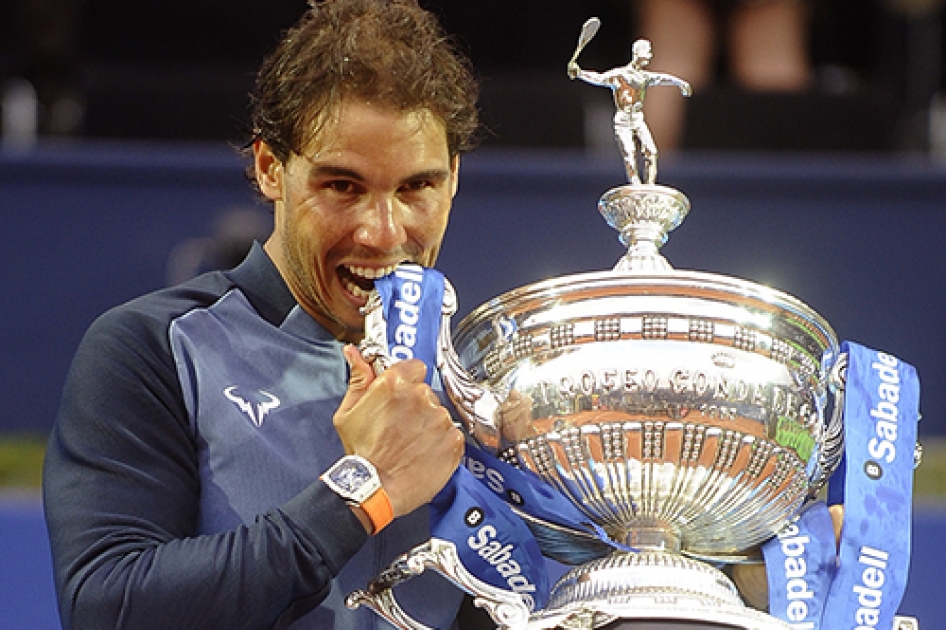 Nadal tambin conquista su 9 ttulo en Barcelona e iguala el rcord de Vilas en tierra (49)