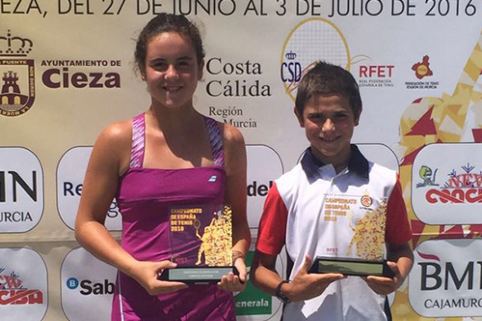 Luis Utrilla y Emma Snchez Jimnez se proclaman Campeones de Espaa Alevines en Cieza