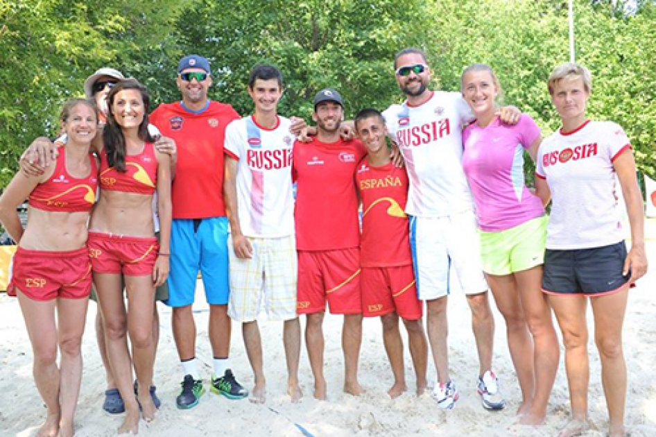 Espaa se queda a las puertas de la final del Mundial de Tenis Playa en Mosc