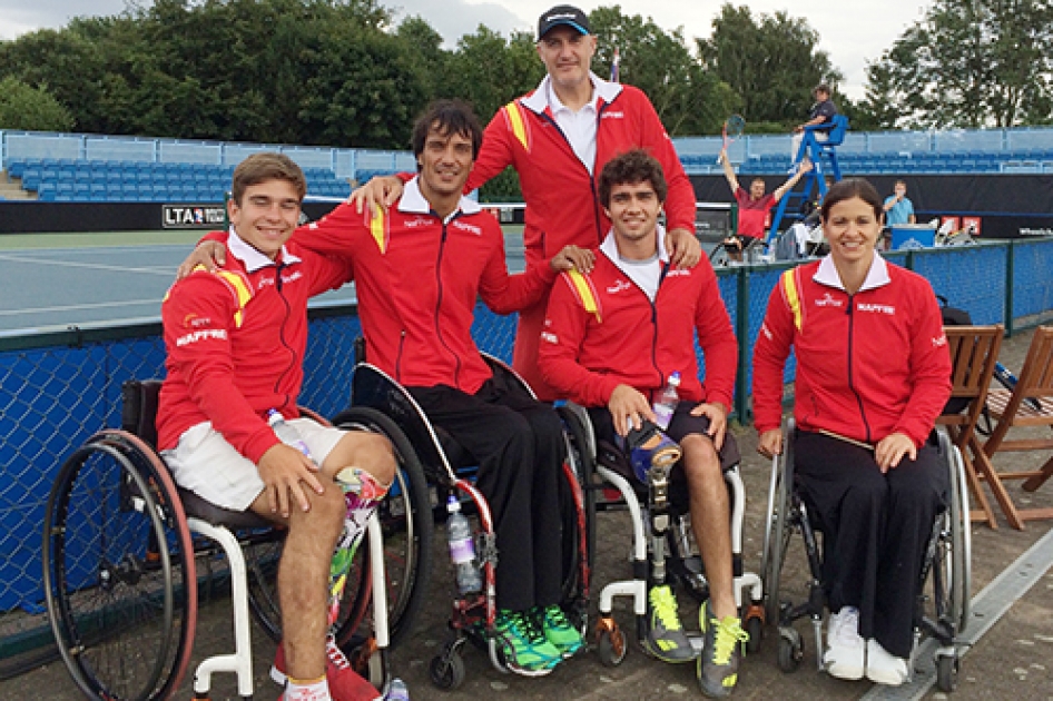 La Seleccin Espaola Mapfre de Tenis en Silla prepara su participacin en los Juegos de Ro