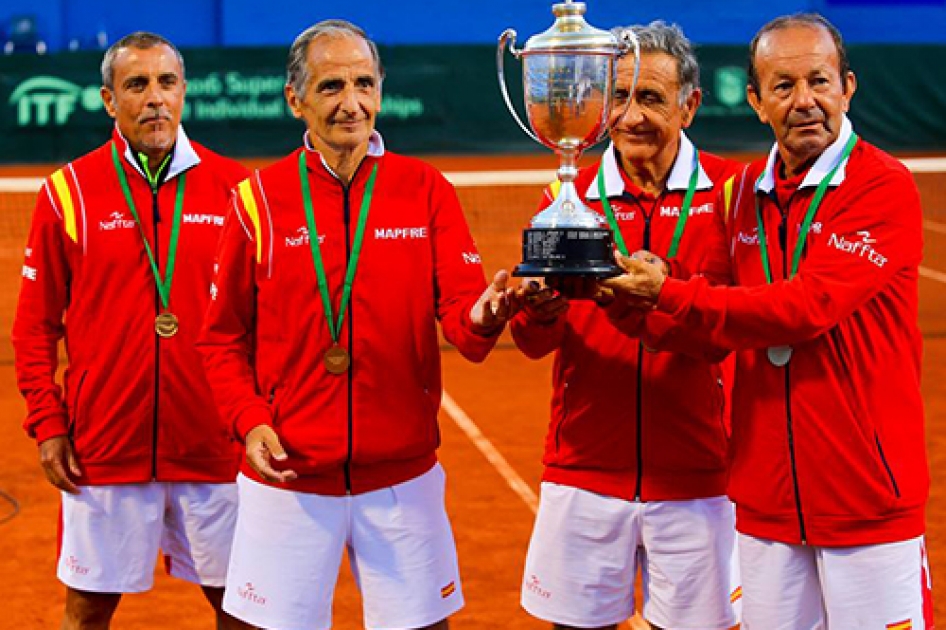 El equipo espaol masculino +65 conquista su 4 ttulo mundial consecutivo en Croacia