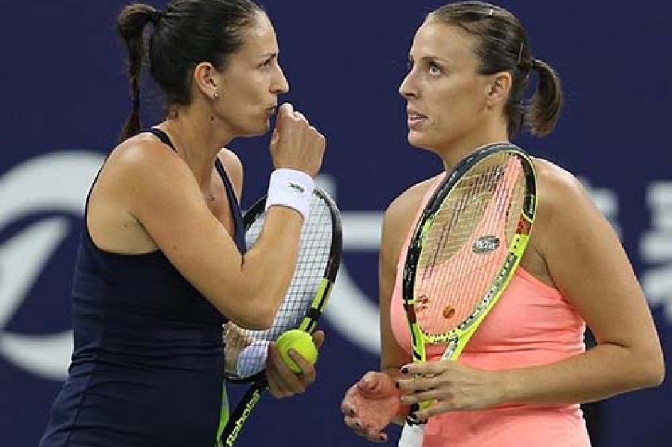 Arantxa Parra y la eslovena Andreja Klepac quedan fuera de la final de dobles del Masters B