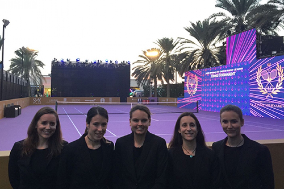 Nutrida representacin del GEAT en el torneo Ladies Tennis Cup de Abu Dhabi