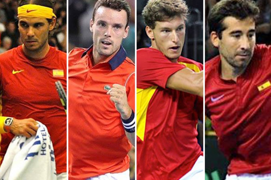 Nadal, Bautista, Carreo y Lpez integran la Seleccin Espaola Mapfre que jugar la Copa Davis en Croacia