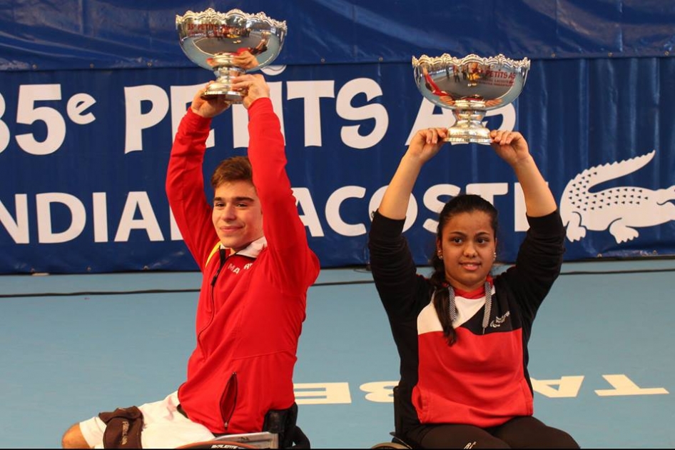 Martn de la Puente conquista su 3 ttulo consecutivo del Masters Jnior de tenis en silla en Francia