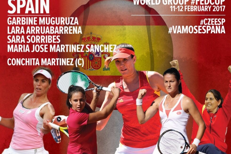 Muguruza, Arruabarrena, Sorribes y Martnez forman el equipo de Fed Cup que jugar en Ostrava