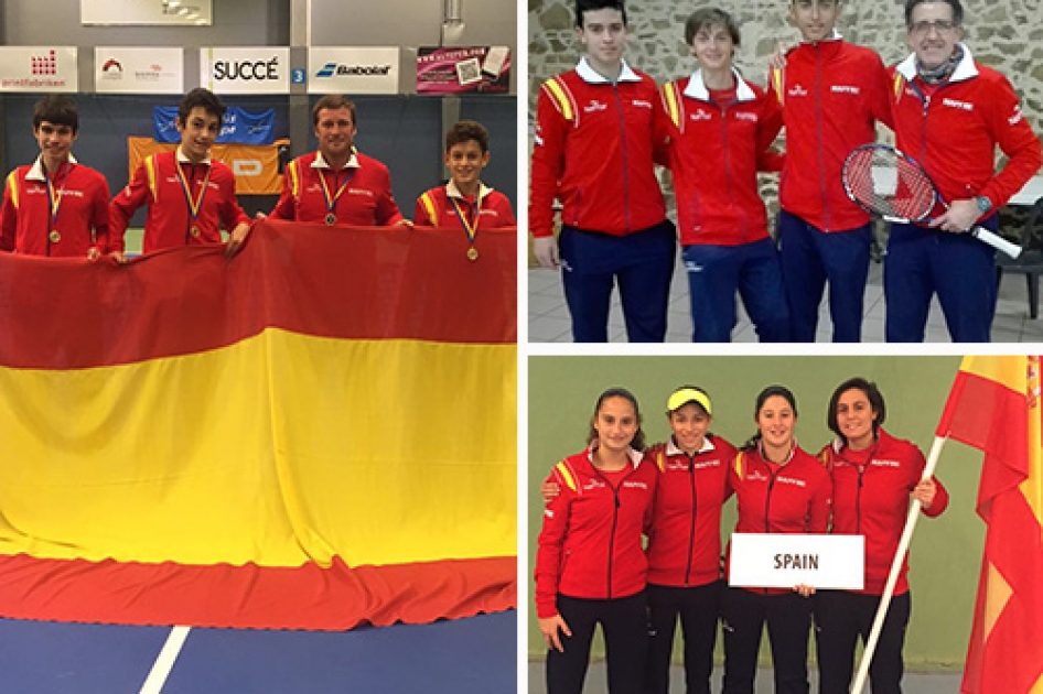 Las selecciones masculinas Su14 y Sub16 se clasifican para la fase final del europeo Winter Cup