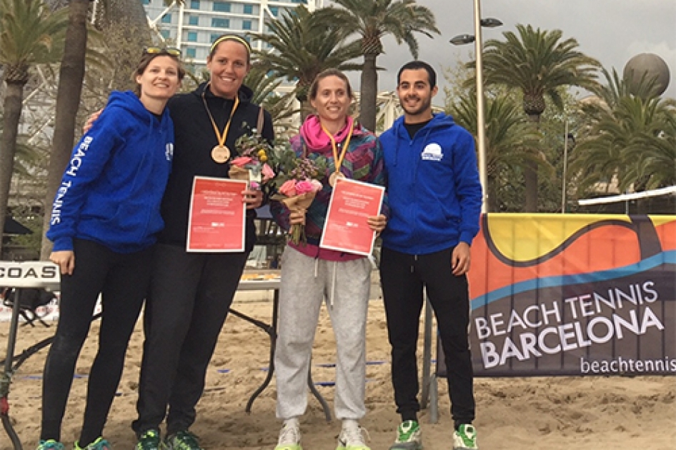 Triunfos de Filella-Rodrguez y Gonzlez-Porteiro en el primer internacional de tenis playa de Barcelona