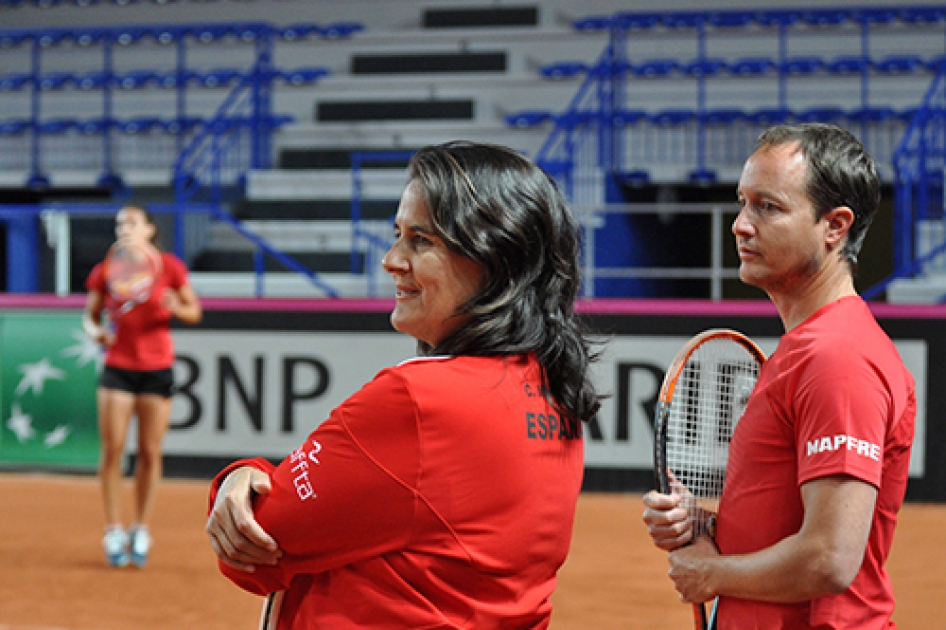 Roanne acoge el primer entrenamiento de Espaa