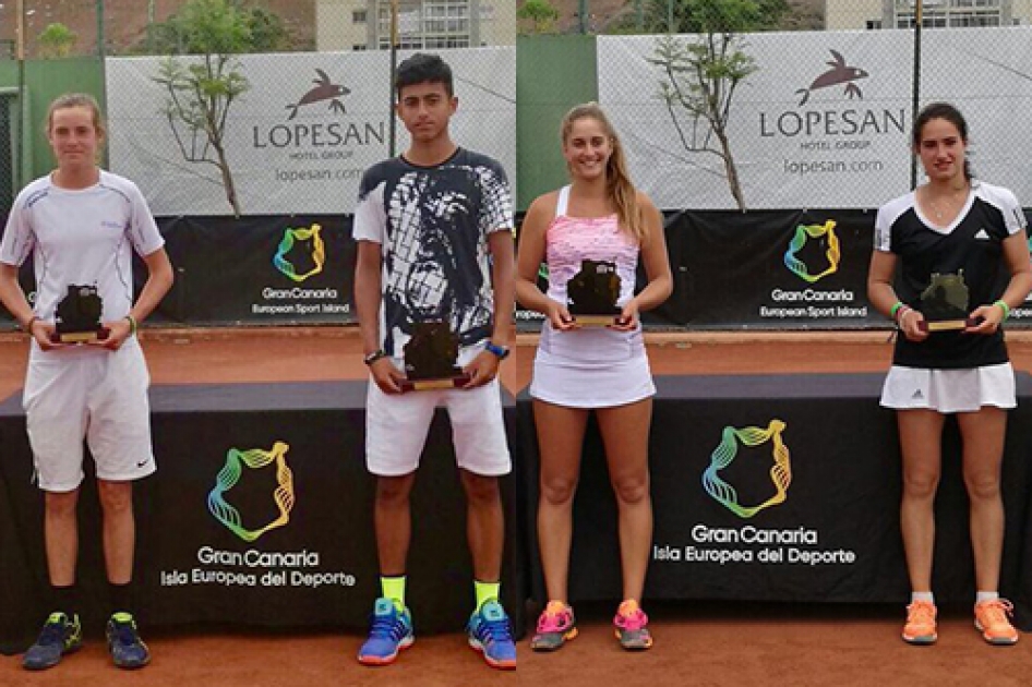 Nicols lvarez Varona y Carlota Molina se llevan el internacional jnior de Gran Canaria