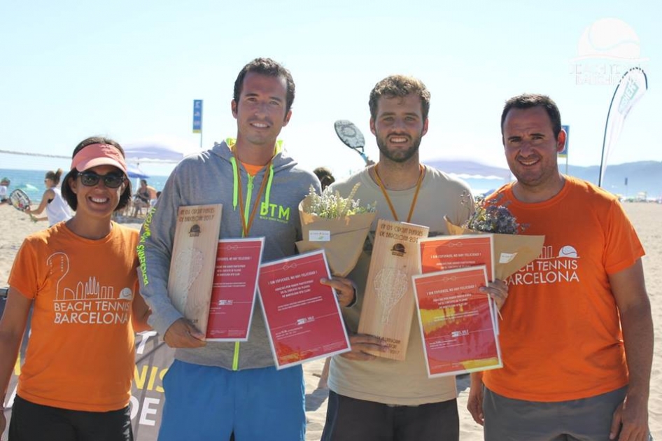 Martnez-Magri y Egea-Santana se llevan el internacional de tenis playa de Castelldefels 