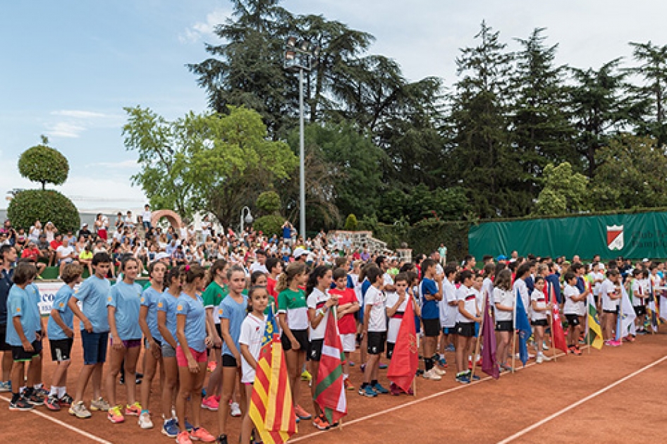 El Club de Tenis Pamplona acoge esta semana el Campeonato de Espaa Alevn 