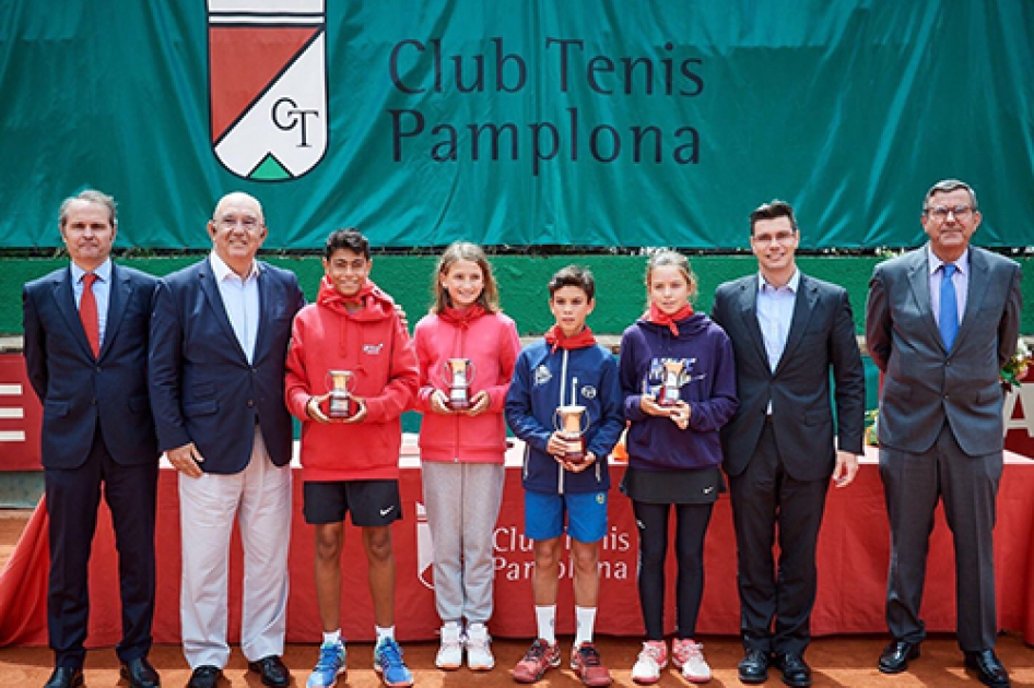 Victoria Jimnez y Pepe Len se proclaman Campeones de Espaa Alevines en el CT Pamplona