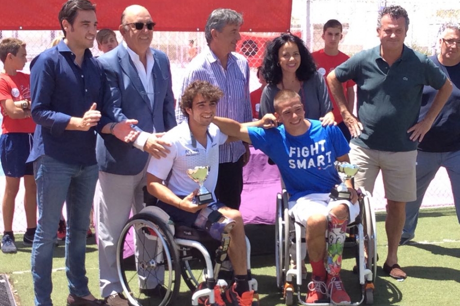 Daniel Caverzaschi revalida el triunfo en el internacional de tenis en silla de Madrid