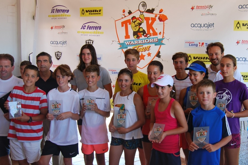 El circuito juvenil “TTK Warriors Tour” completa su etapa en Castellón