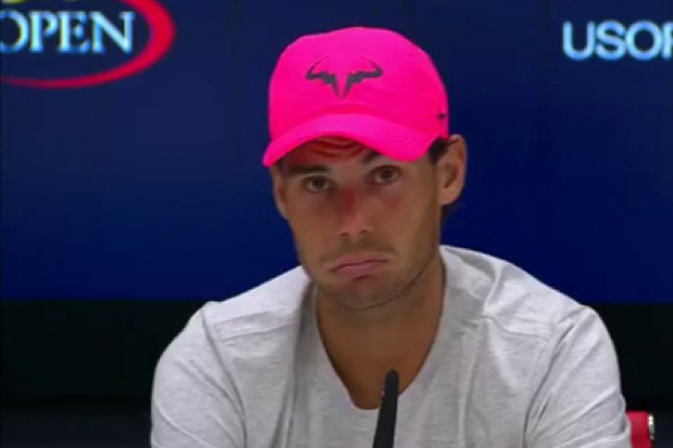 Nadal habla del coaching y del uso del reloj entre puntos que se ha experimentado en la previa del US Open