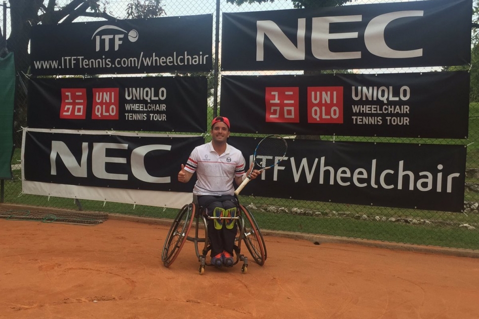 Semifinales del murciano Enrique Siscar en el internacional de tenis en silla de Cremona