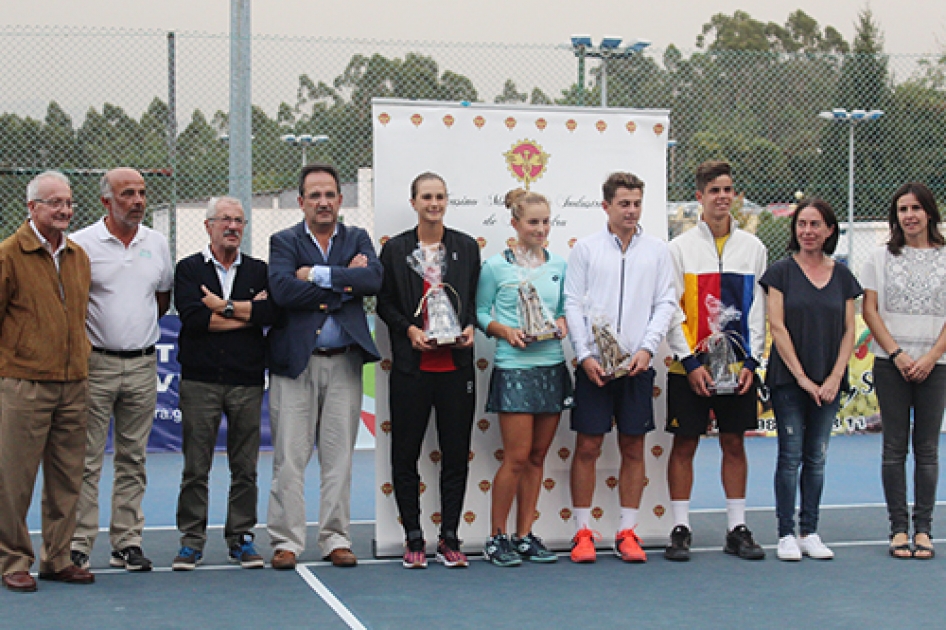 Finales de Alberto Cols y Marta Custic en el internacional jnior de Pontevedra