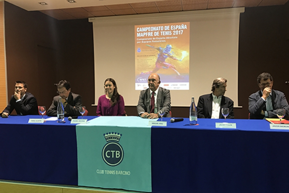 Presentacin del Campeonato de Espaa MAPFRE Absoluto por Equipos Femeninos en el CT Barcino