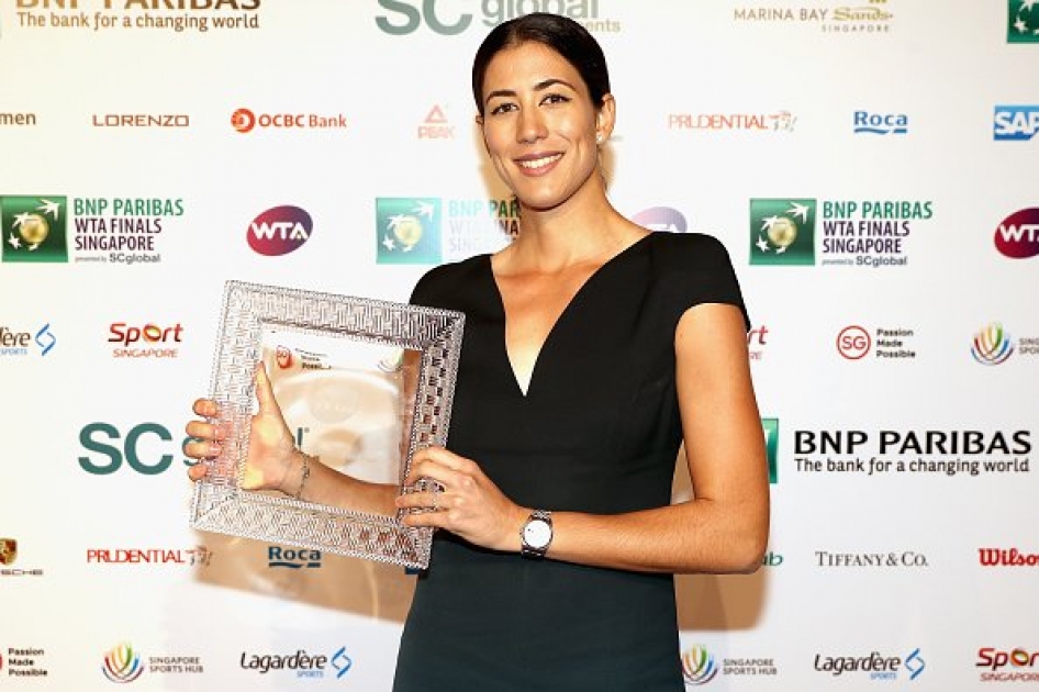 Garbie Muguruza es elegida Mejor Jugadora del Ao a las puertas de su tercer Masters WTA