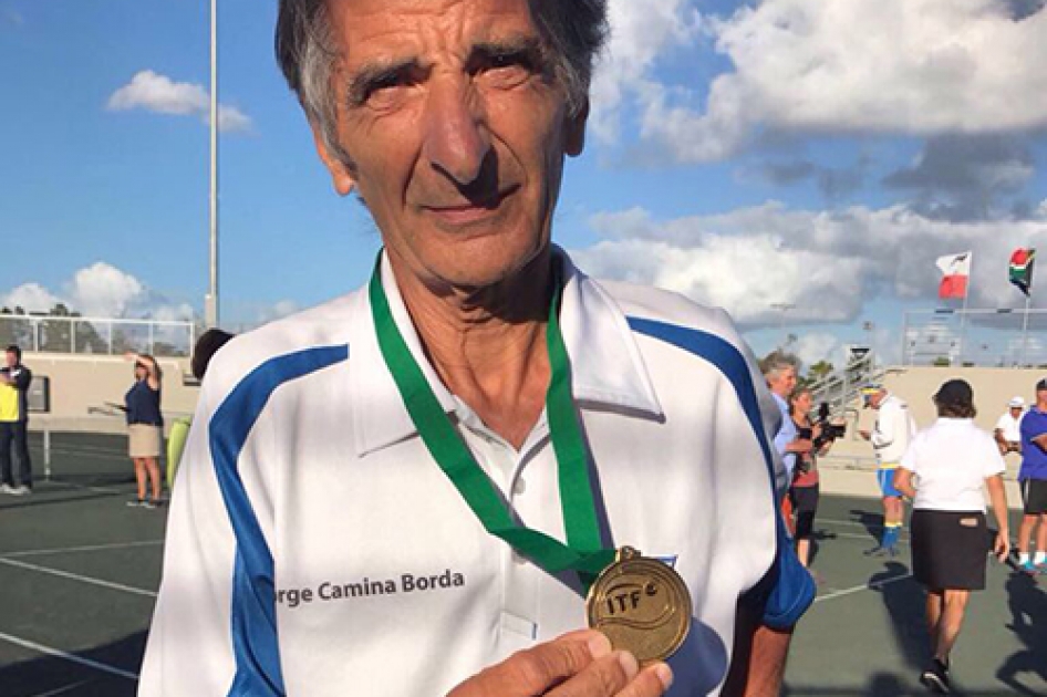 Jorge Camia conquista su 5 ttulo mundial individual de veteranos, primero en +70