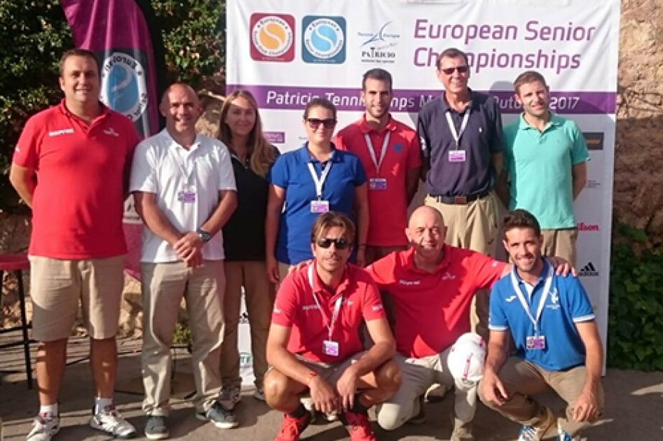 Los Campeonatos de Europa de Veteranos en Mallorca contaron con un amplio equipo arbitral espaol