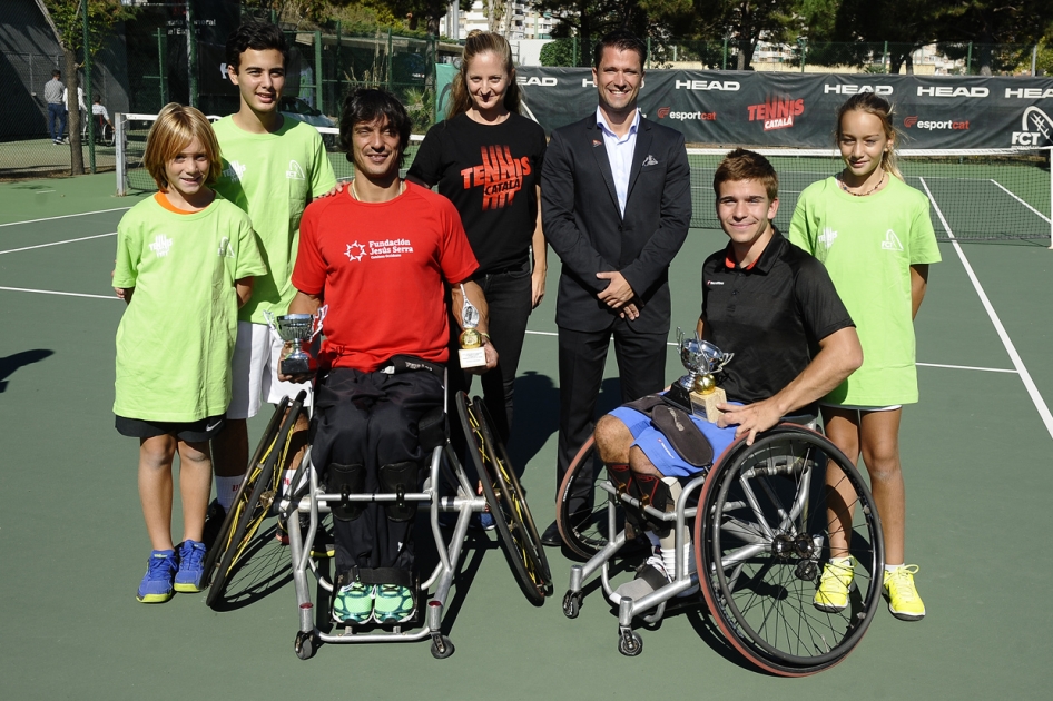 De la Puente supera a Tur en la final del Open de Catalua de tenis en silla de ruedas