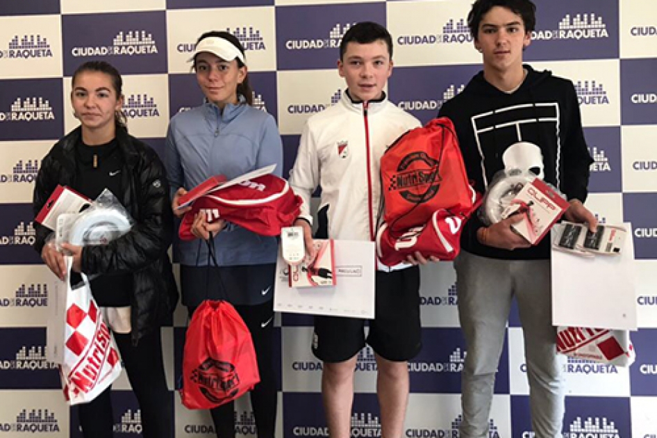 Iaki Montes y Elena Rodrguez ganan el torneo inaugural del Marca Jvenes Promesas 2018 en Madrid