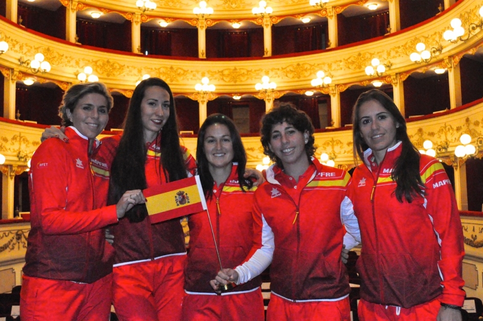 Carla Surez abrir la Fed Cup en Italia y Lara Arrubarrena jugar despus con Sara Errani