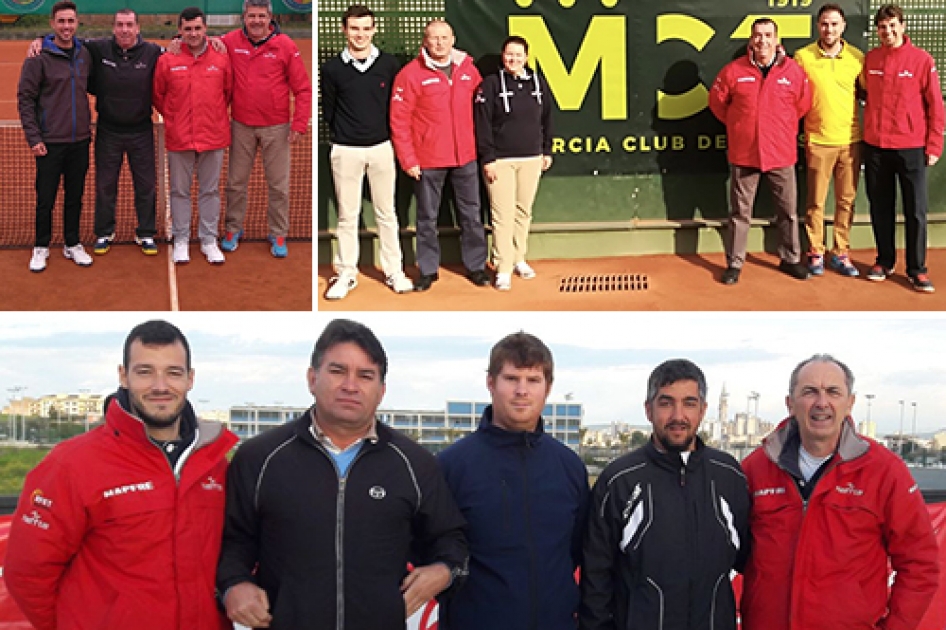 Equipos arbitrales en los primeros torneos ITF Pro del ao en Espaa