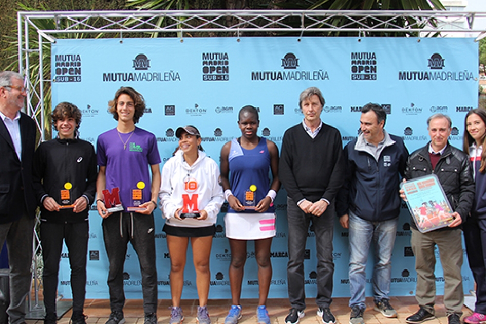 Alejandra Ferrer y Jorge Plans ganan el  Mutua Madrid Open Sub16 de Barcelona