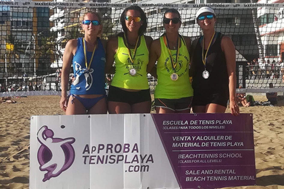 Triunfos de Lpez-Filella y Santana-Faras en el primer internacional de tenis playa del ao en Canarias