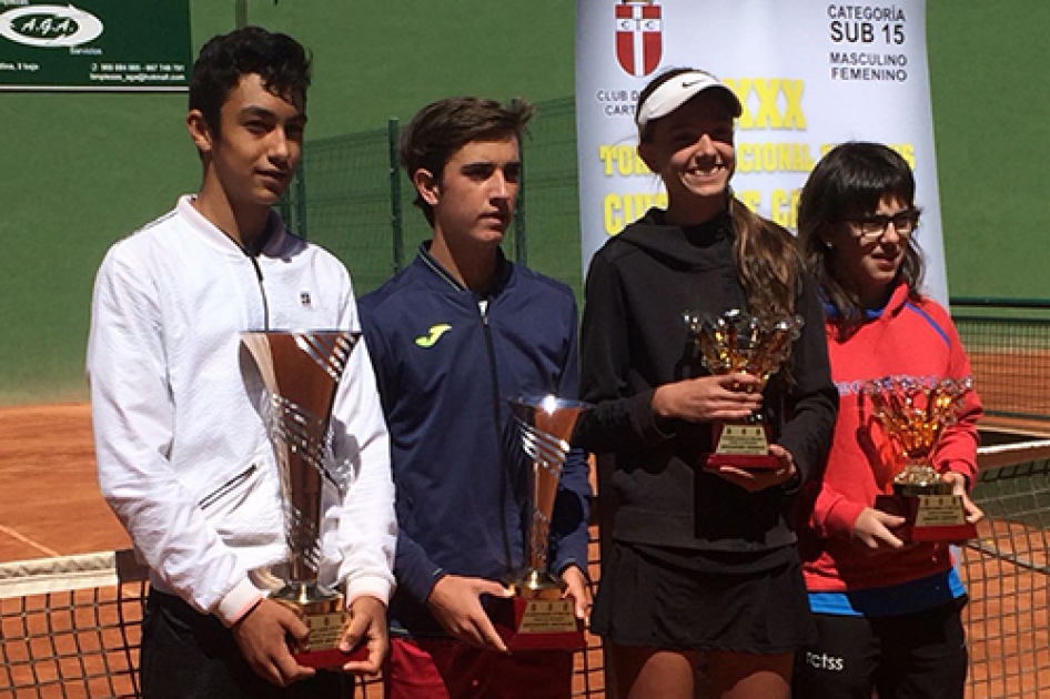 Daniel Rincn y Ane Mintegi se llevan la 30 edicin del Torneo Sub'15 Ciudad de Cartagena 