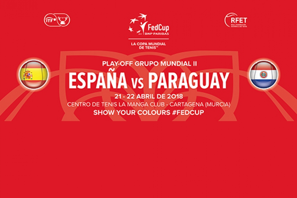 Este jueves se ponen a la venta al pblico los abonos para el Espaa-Paraguay de Fed Cup en La Manga