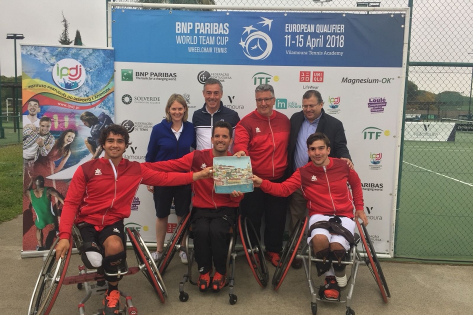 La seleccin espaola de tenis en silla de ruedas se clasifica para la Copa del Mundo tras ganar la fase europea