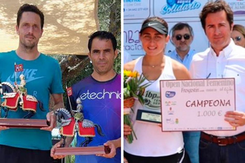 Triunfos de Ricardo Villacorta en Toledo y de Paola Expsito en El Ejido, dentro de las IBP Uniuso Tennis Series