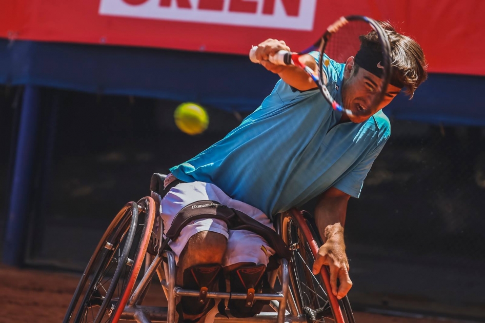 Martn de la Puente alcanza su tercera final del ao en el internacional de tenis silla de Polonia