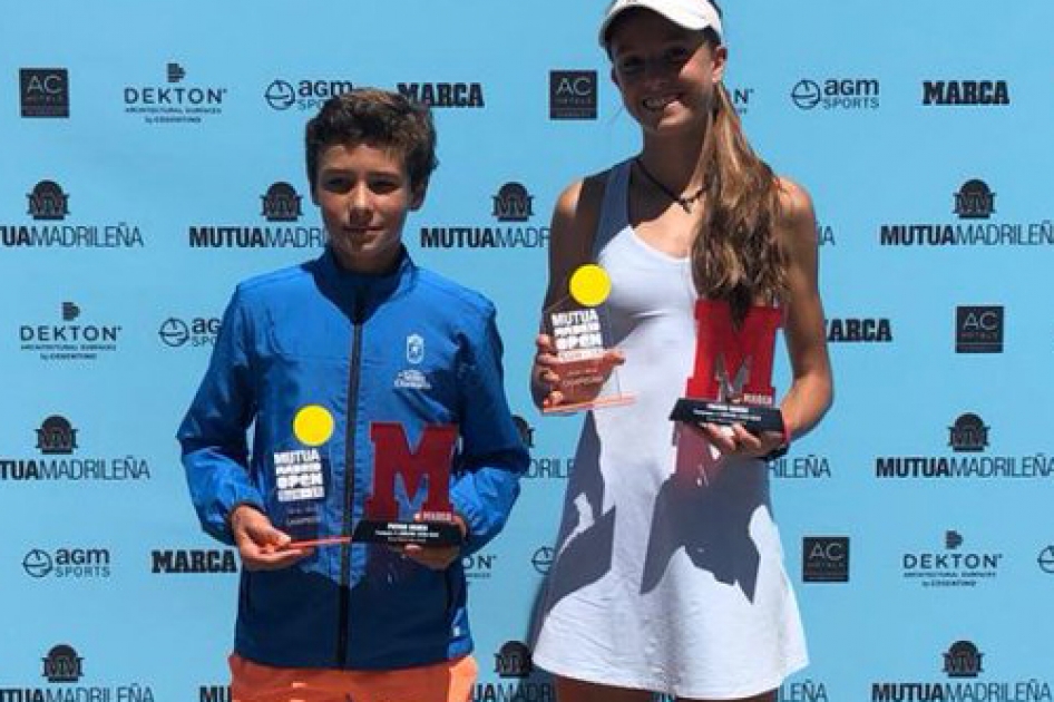 Pelayo Rodrguez y Lidia Gonzlez ganan el segundo torneo del Mutua Madrid Open Sub16 en A Corua