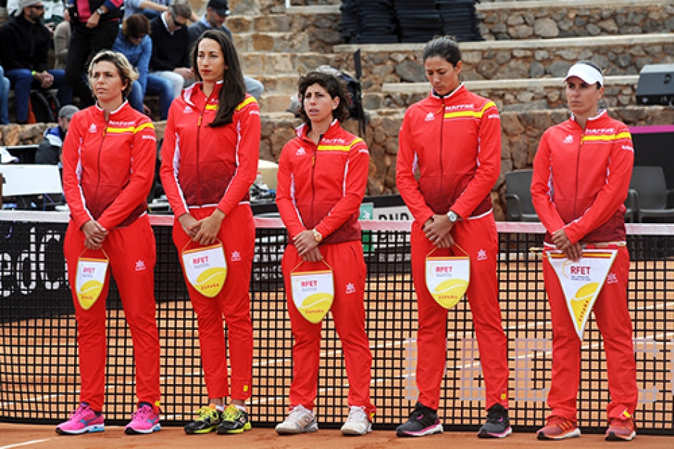 La seleccin espaola MAPFRE jugar la Fed Cup contra Japn cerca de Fukuoka