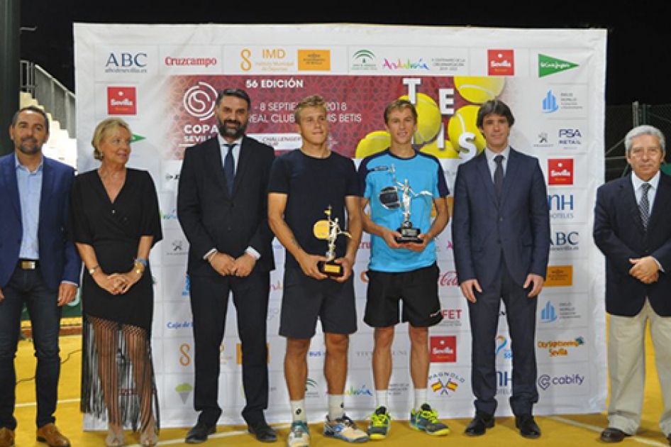 El ATP Challenger Copa Sevilla corona al belga Kimmer Coppejans