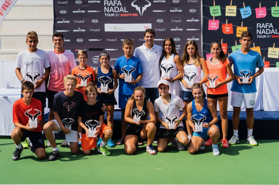 Daniel Mrida, Carolina Gmez, Roger Pascual y Marta Soriano ganan el Mster del Rafa Nadal Tour by MAPFRE